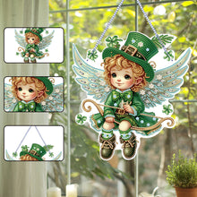 Load image into Gallery viewer, Angel-Acrylic Single Side Diamond Pendant