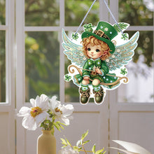 Load image into Gallery viewer, Angel-Acrylic Single Side Diamond Pendant