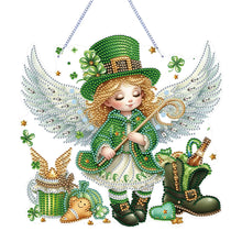 Load image into Gallery viewer, Angel-Acrylic Single Side Diamond Pendant