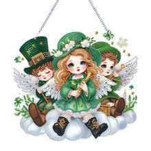 Load image into Gallery viewer, Angel-Acrylic Single Side Diamond Pendant