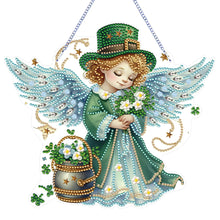 Load image into Gallery viewer, Angel-Acrylic Single Side Diamond Pendant