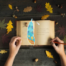 Load image into Gallery viewer, DIY Diamond Painting-Feather Bookmark