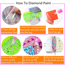 Load image into Gallery viewer, DIY Diamond Painting-Feather Bookmark