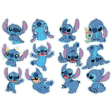 Load image into Gallery viewer, 2pcs DIY Diamond Painting Cartoon Stickers