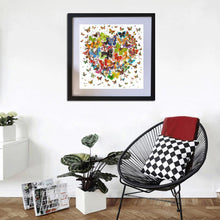 Load image into Gallery viewer, Butterfly Heart - Full Drill Round Drill - 30x30cm