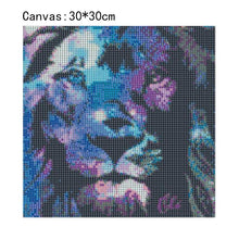 Load image into Gallery viewer, Lion - Full Drill Round Drill - 30x30cm
