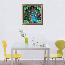 Load image into Gallery viewer, Peacock - Full Drill Round Drill - 30x30cm