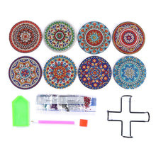 Load image into Gallery viewer, Mandala/Halloween/Butterflies - Round Wooden Coaster Mug