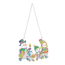 Load image into Gallery viewer, Christmas-Diamond Painting Door Pendant