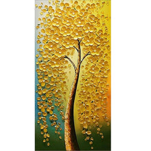 Load image into Gallery viewer, Golden Flower Tree  - Full Drill Round Drill Painting - 85x45cm