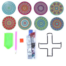 Load image into Gallery viewer, Mandala/Halloween/Butterflies - Round Wooden Coaster Mug
