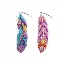 Load image into Gallery viewer, DIY Diamond Painting-Feather Bookmark