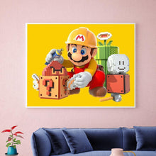 Load image into Gallery viewer, Mario - Vollrunde Diamantmalerei