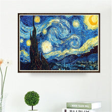 Load image into Gallery viewer, Starry Night - Full Drill Round Drill - 40x30cm