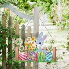 Load image into Gallery viewer, Easter bunny egg -Diy craft pendant