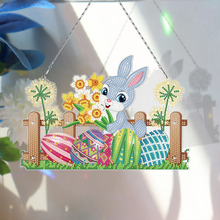 Load image into Gallery viewer, Easter bunny egg -Diy craft pendant