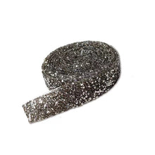 Load image into Gallery viewer, 1M Crystal Diamond Sticker Strip Self Adhesive Ribbon DIY Frame