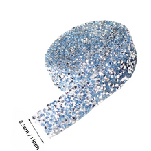 Load image into Gallery viewer, 1M Crystal Diamond Sticker Strip Self Adhesive Ribbon DIY Frame