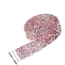 Load image into Gallery viewer, 1M Crystal Diamond Sticker Strip Self Adhesive Ribbon DIY Frame