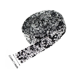 Load image into Gallery viewer, 1M Crystal Diamond Sticker Strip Self Adhesive Ribbon DIY Frame