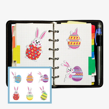 Load image into Gallery viewer, 6pcs Easter DIY Craft Stickers