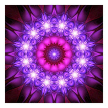 Load image into Gallery viewer, Purple Flower - Full Drill Round Drill - 30x30cm