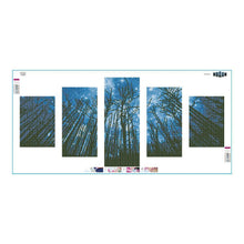 Load image into Gallery viewer, 5pcs/set Forest - Full Drill Round Drill Painting - 95x45cm