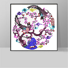 Load image into Gallery viewer, Magpine Plum - Full Drill Round Drill - 30x30cm