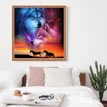 Load image into Gallery viewer, Wolf - Full Drill Round Drill - 30x30cm