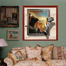 Load image into Gallery viewer, Running Tiger - Full Drill Round Drill - 30x30cm