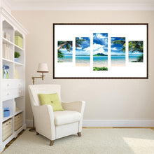 Load image into Gallery viewer, 5pcs/set Seaside - Full Drill Round Drill Painting - 95x45cm