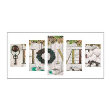 Load image into Gallery viewer, 5pcs/set Home - Full Drill Round Drill Painting  - 95x45cm