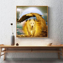 Load image into Gallery viewer, Wolf Eagle - Full Diamond Painting - 30x30cm