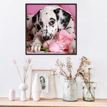 Load image into Gallery viewer, Dog Flower - Full Diamond Painting - 30x30cm