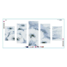 Load image into Gallery viewer, 5pcs/set Dandelion - Full Drill Round Drill Painting - 95x45cm