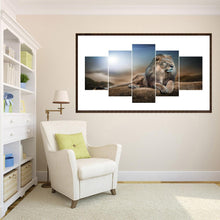 Load image into Gallery viewer, Lion 5 - pictures - Full Drill Round Drill - 95x45cm