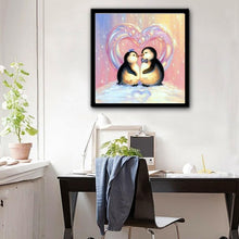 Load image into Gallery viewer, 2 Penguins  - Full Diamond Painting - 30x30cm