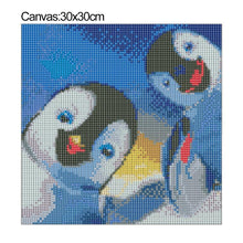Load image into Gallery viewer, Penguin  - Full Diamond Painting - 30x30cm