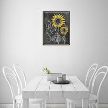 Load image into Gallery viewer, Sunflower Blackboard - Full Drill Round Drill - 25x30cm