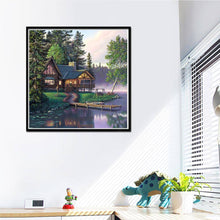 Load image into Gallery viewer, Village House - Full Drill Round Drill - 30x30cm