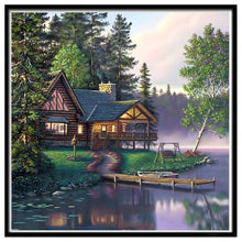 Load image into Gallery viewer, Village House - Full Drill Round Drill - 30x30cm