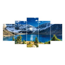 Load image into Gallery viewer, 5pcs/set Blue Sea Sky - Full Drill Round Drill Painting - 95x45cm