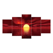 Load image into Gallery viewer, 5pcs/set Sunrise - Full Drill Round Drill Painting - 95x45cm