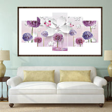 Load image into Gallery viewer, 5pcs/set Dandelion - Full Drill Round Drill Painting - 95x45cm