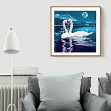 Load image into Gallery viewer, Swan Lake - Full Diamond Painting - 30x30cm