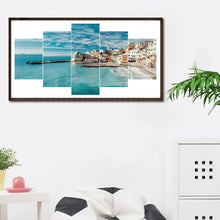 Load image into Gallery viewer, 5pcs/set Village - Full Drill Round Drill Painting - 95x45cm