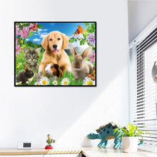 Load image into Gallery viewer, Cute Animals - Full Drill Round Drill - 30x25cm