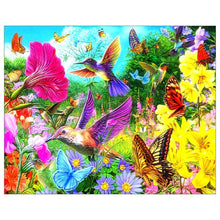 Load image into Gallery viewer, Birds Flowers - Full Diamond Painting - 30x25cm