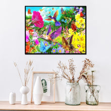 Load image into Gallery viewer, Birds Flowers - Full Diamond Painting - 30x25cm