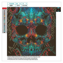 Load image into Gallery viewer, Novelty Skull  - Full Diamond Painting - 30x30cm
